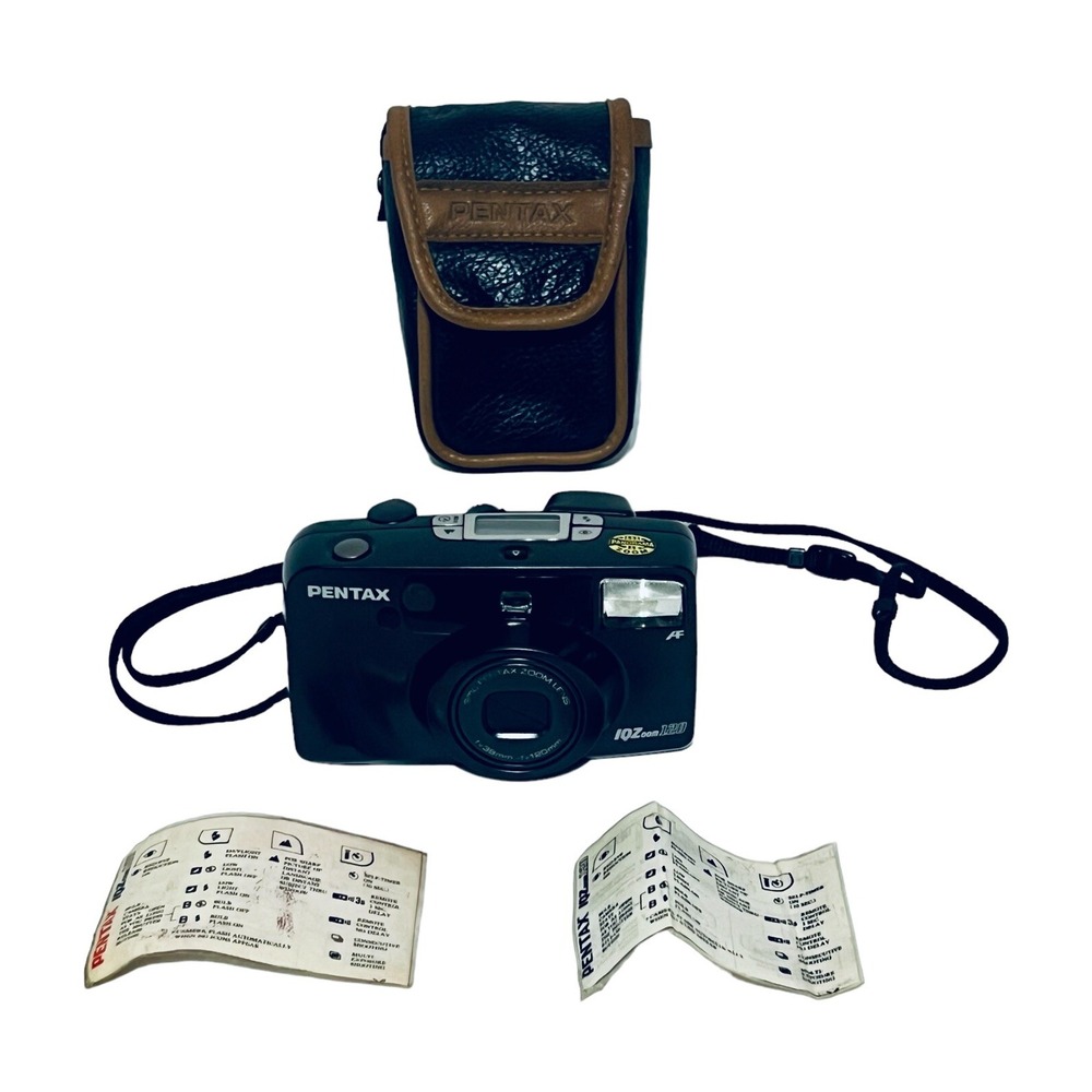 Pentax IQZoom 120mi, 38-120mm Compact 35mm Film Camera - With Pentax Carry Case